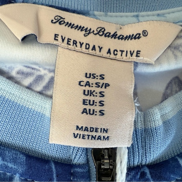 Tommy Bahama Women's Printed Rashguard Swim Shirt Small Zip NEW 1046 - Picture 2 of 4